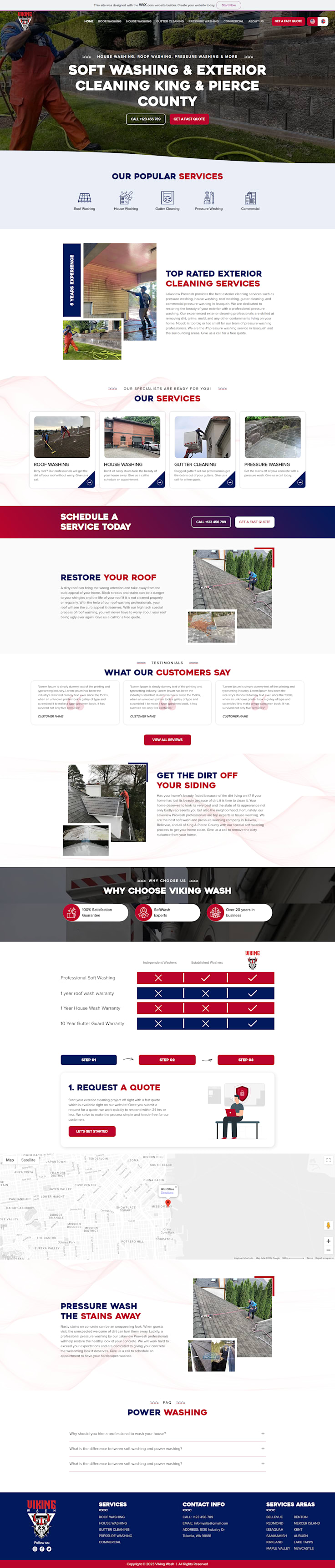 Viking Cleaning Website